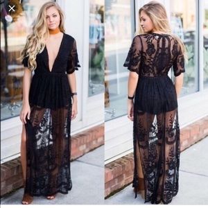 Honey punch romper dress